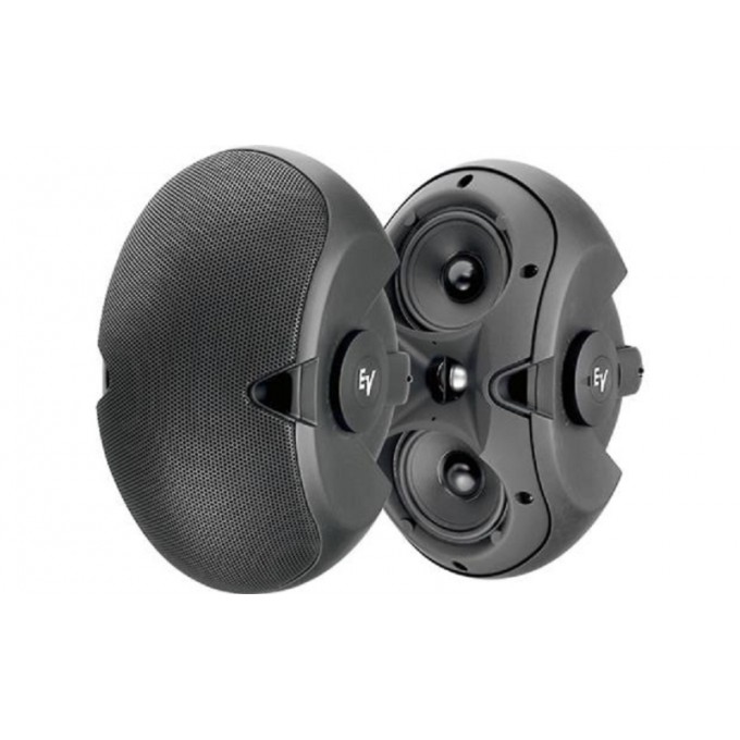 Настенная трансформаторная акустическая система 2x4"/1", 120°x80°, всепогодная, 7,5/15/30 Вт, цвет черный, пара ELECTRO-VOICE EVID-4.2T